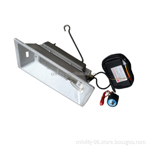 Safe auto ignition infrared ceramic catalytic gas heater for pig farm
